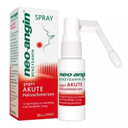 NEO-ANGIN Benzidamino purškalas nuo ūmaus gerklės skausmo, 30 ml