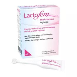 LACTOFEM Pieno rūgšties gydomasis makšties gelis, 7X5 ml