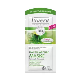 LAVERA odą skaistinanti kaukė mėtų, 2X5 ml