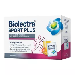 BIOLECTRA Sport Plus geriamosios granulės, 20X7,5 g