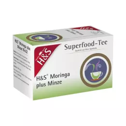 H&S Moringa plus mint filtro maišelis, 20X2,3 g