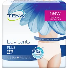TENA LADY Kelnės plius M, 12 vnt