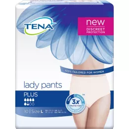 TENA LADY Kelnės plius L, 10 vnt