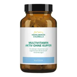 Multivitaminų aktyvūs preparatai be vario kapsulėse, 120 vnt