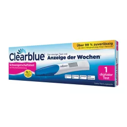 CLEARBLUE Nėštumo testas su savaitės nustatymu, 1 vnt