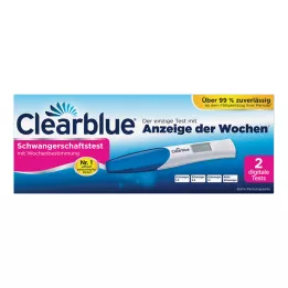 CLEARBLUE Nėštumo testas su savaitės nustatymu, 2 vnt