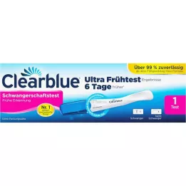 CLEARBLUE Nėštumo testas ankstyvas nustatymas, 1 vnt