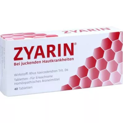 ZYARIN Tabletės, 40 vnt ZYARIN Tabletės, 40 vnt