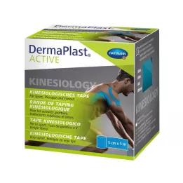 DERMAPLAST Aktyvi kineziologijos juosta 5 cmx5 m mėlyna, 1 vnt