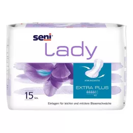 SENI Lady Incontinence Pad extra plus, 15 vnt