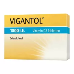 VIGANTOL 1000 TV vitamino D3 tabletės, 50 vnt