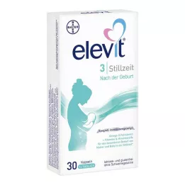 ELEVIT 3 maitinančios krūtimi minkštos kapsulės, 30 vnt