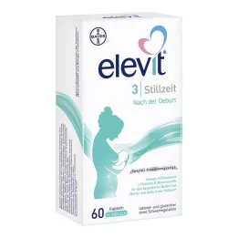 ELEVIT 3 maitinančios krūtimi minkštos kapsulės, 60 vnt