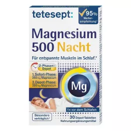 TETESEPT Magnesium 500 naktinės tabletės, 30 vnt