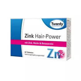 ZINK HAIR-Power tabletės, 60 vnt