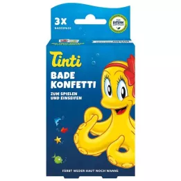 TINTI Vonios konfeti pakuotė po 3, 3X6 g