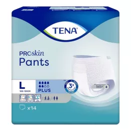 TENA PANTS plius L vienkartinės kelnės, 14 vnt