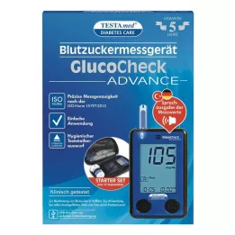 TESTAMED GlucoCheck Advance Star.-Kit mg/dl mmol/l, 1 vnt