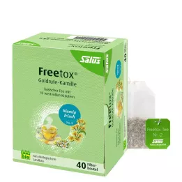 FREETOX Arbatos Goldenrod-Chamomile Organic Salus filtrų maišeliai, 40 vnt