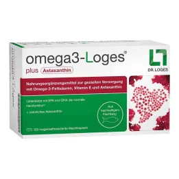 OMEGA3-Loges plus kapsulės, 120 vnt