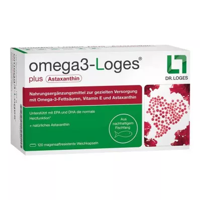 OMEGA3-Loges plus kapsulės, 120 vnt OMEGA3-Loges plus kapsulės, 120 vnt