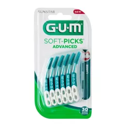 GUM Soft Picks Advanced didelis, 30 vnt