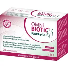 OMNI BiOTiC Flora plus+ maišelis, 28X2 g