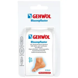Gehwol pleistrai nuo pūslių, įvairūs, 6 vnt