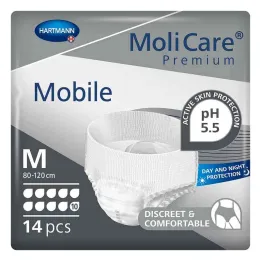 „Molicare Premium Mobile“ 10 lašų, M dydžio (14 vnt.)