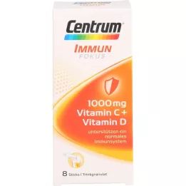 CENTRUM Focus Immune 1000 mg Vitamin C+D Sticks, 8 vnt