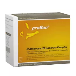 PROSAN D-manozės/spanguolių komplekso derinio pakuotė, 2X30 vnt
