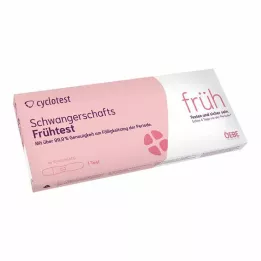 CYCLOTEST Ankstyvojo nėštumo testas 10 mlU/ml Šlapimo, 1 vnt