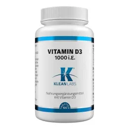 Vitamino D 1000 TV tabletės, 100 vienetų