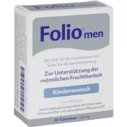 FOLIO vyriškos tabletės, 30 vnt