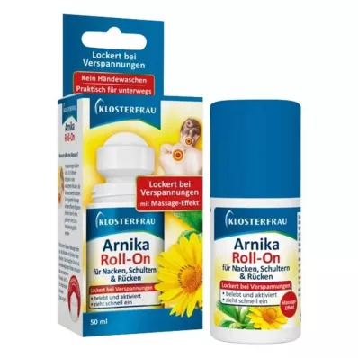 KLOSTERFRAU Arnica Roll-on nugaros pečių kaklas, 50 ml KLOSTERFRAU Arnica Roll-on nugaros pečių kaklas, 50 ml