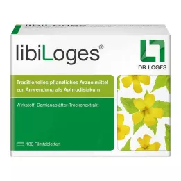LIBILOGES Plėvele dengtos tabletės, 180 vnt