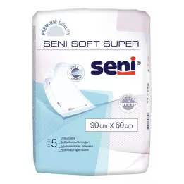 SENI Minkšta Super Bed Protector 90x60 cm, 5 vnt