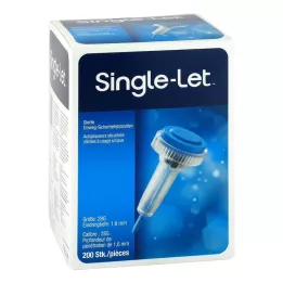 SINGLE-LET Apsauginiai lancetai, 200 vnt