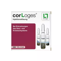 CORLOGES Injekcinio tirpalo ampulės, 10X2 ml