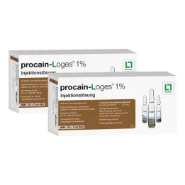 PROCAIN-Loges 1% injekcinio tirpalo ampulės, 100X2 ml
