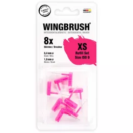WINGBRUSH Užpildymo rinkinys Interdentalb.ISO 0 mažas, 8 vnt