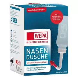 WEPA Nosies dušas su 10x2,95 g nosies skalavimo druskos, 1 P