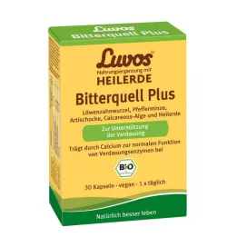 LUVOS Gydomojo molio organinis kartaus pavasario plius kapsulės, 30 vnt