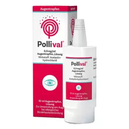 POLLIVAL 0,5 mg/ml akių lašų tirpalas, 10 ml