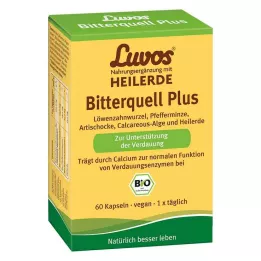 LUVOS Kapsulės Healing Earth Bio Bitterquell Plus, 60 vnt