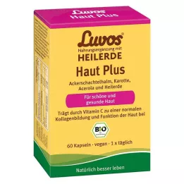 LUVOS Gydomojo molio Organic Skin Plus kapsulės, 60 vnt