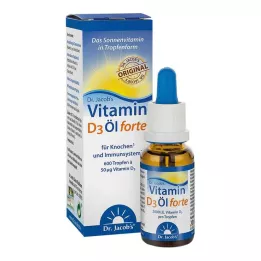 VITAMIN D3 ÖL forte Dr.Jacobs lašai, 20 ml