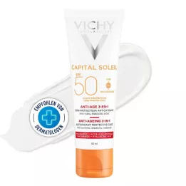 VICHY IDEAL „Soleil“ kremas nuo senėjimo LSF 50, 50 ml