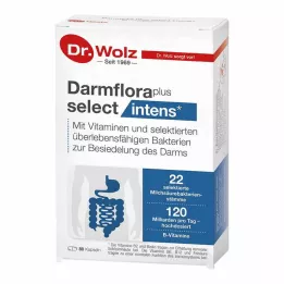 DARMFLORA plus select intens kapsulės, 80 vnt