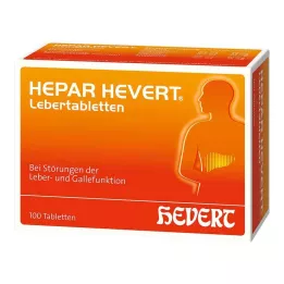 HEPAR HEVERT Kepenų tabletės, 100 vnt
